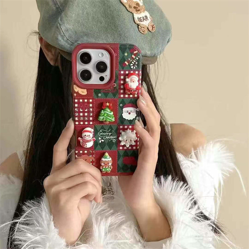 Cortex 3D Santa Claus Phone Case with Full Body Drop Protection