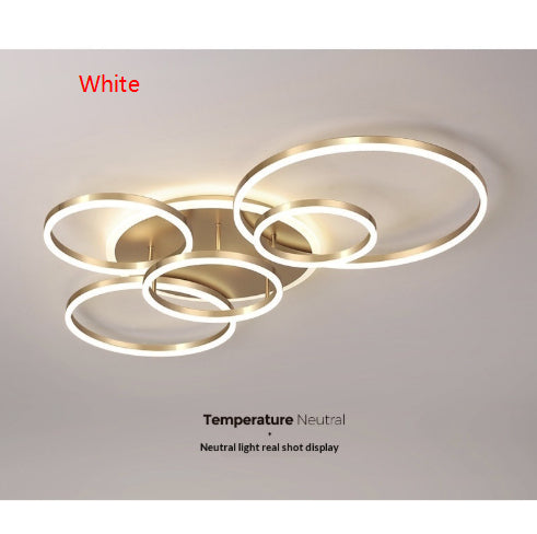 Salon LED lampe moderne éclairage Minimalist installations contemporaines