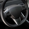 3 Pcs Set Car Steering Wheel Decoration for Tesla Model 3 with Logo