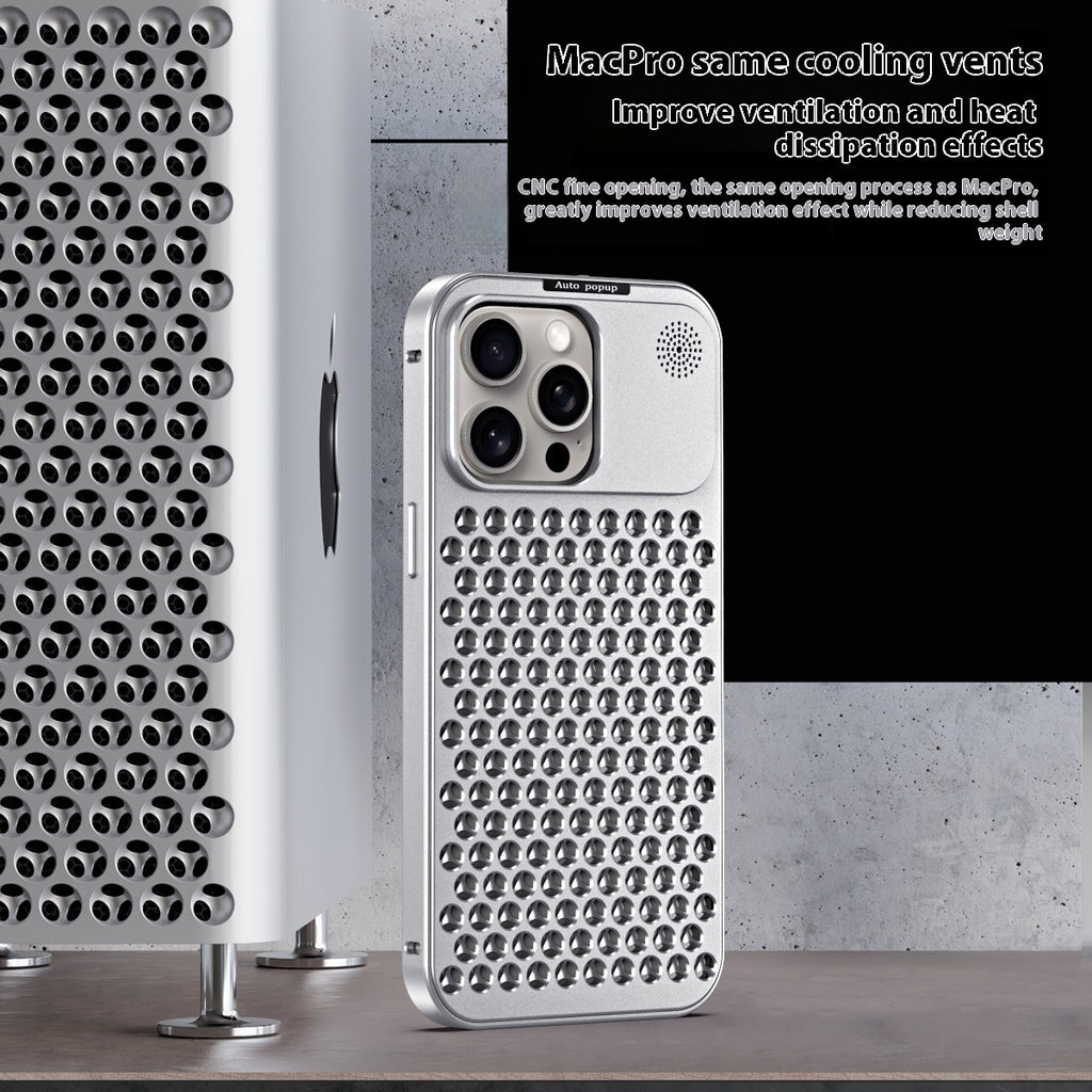 Étui de téléphone en alliage d'aluminium de mode