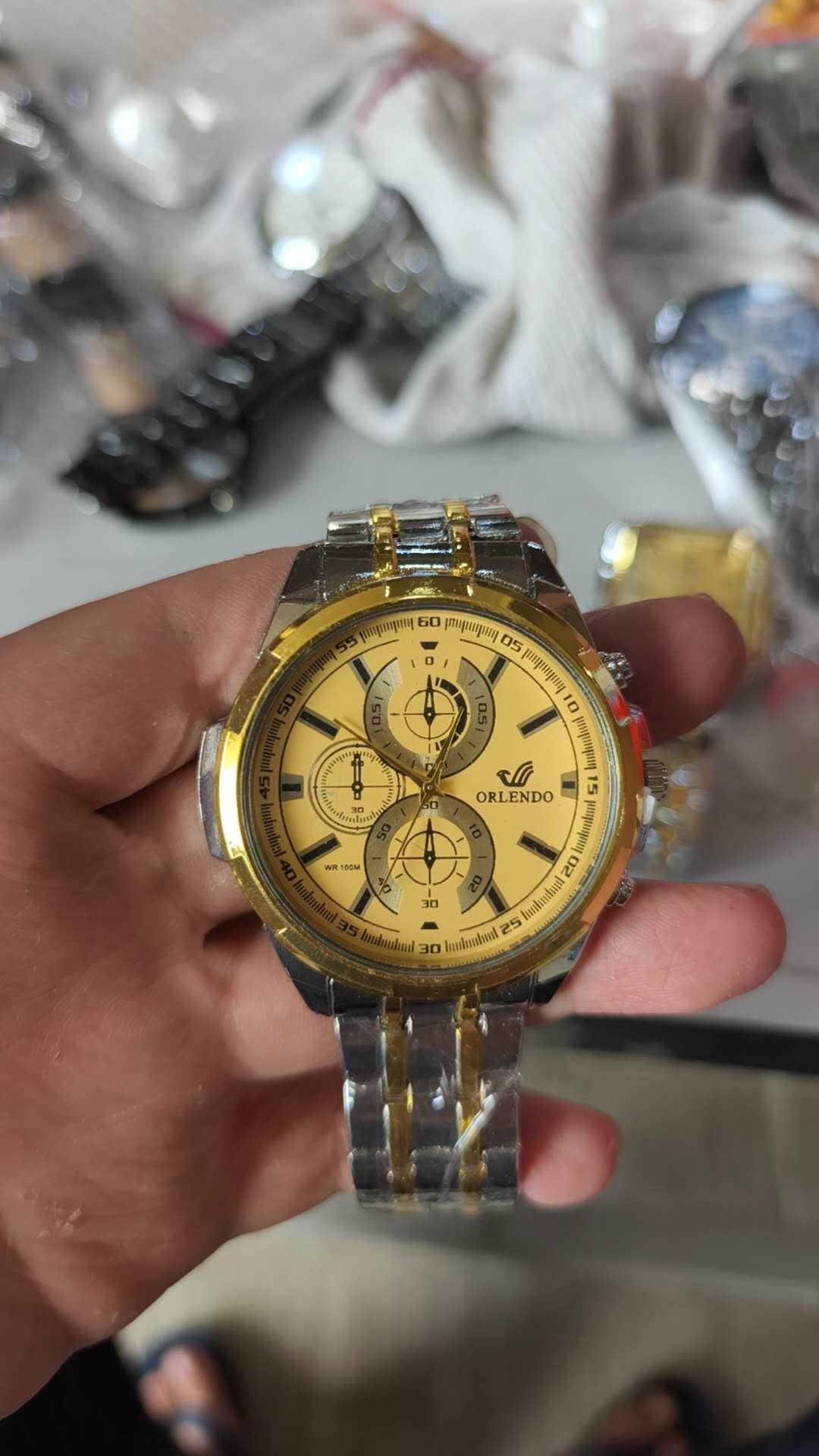 Montre Quartz d'affaires multifonctions pour hommes