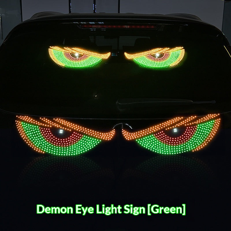Étiquette de lumière de voiture dynamique affichage LED