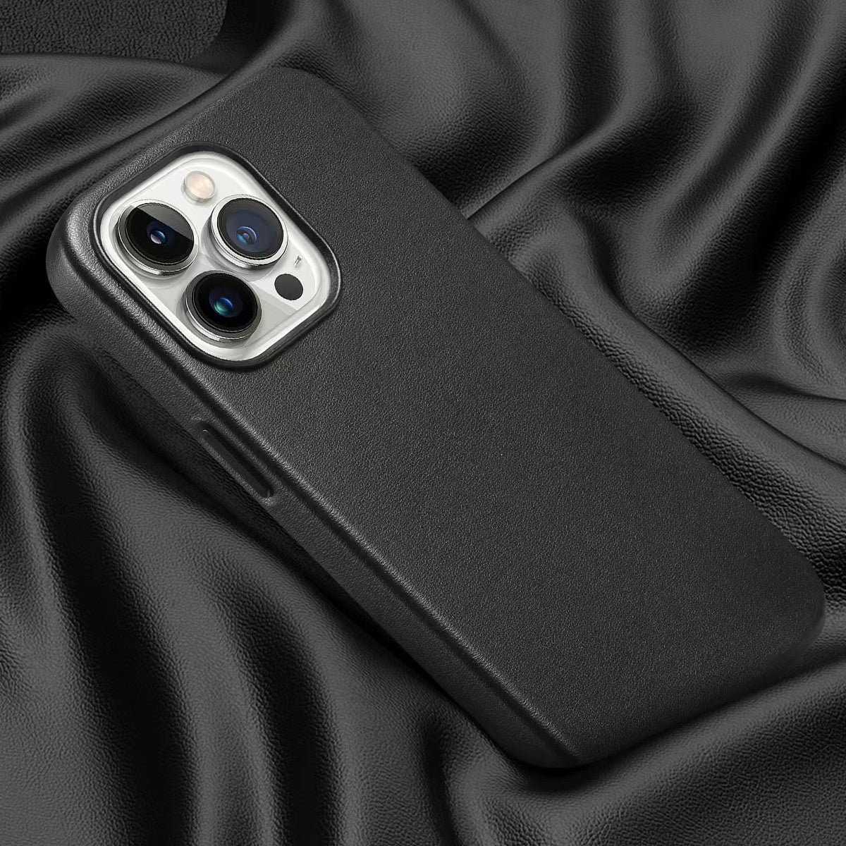 Cas officiel de téléphone de protection magnétique en cuir