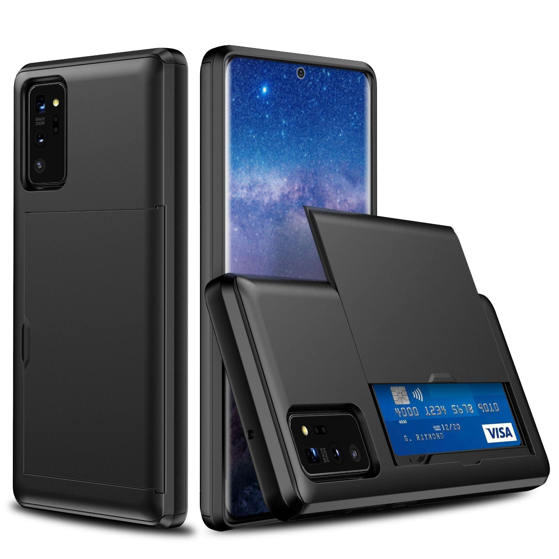 Boîte de téléphone à carte coulissante