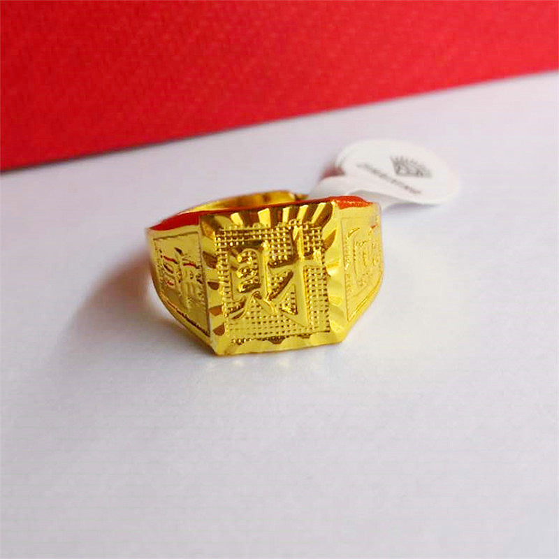 Bague pour hommes carrés