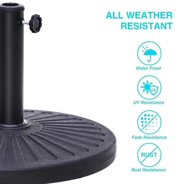 26.5 Lbs Outdoor Patio Market Umbrella Base