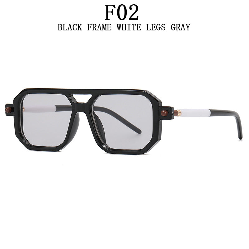 Style Mode Lunettes de soleil carrées épaisses pour hommes