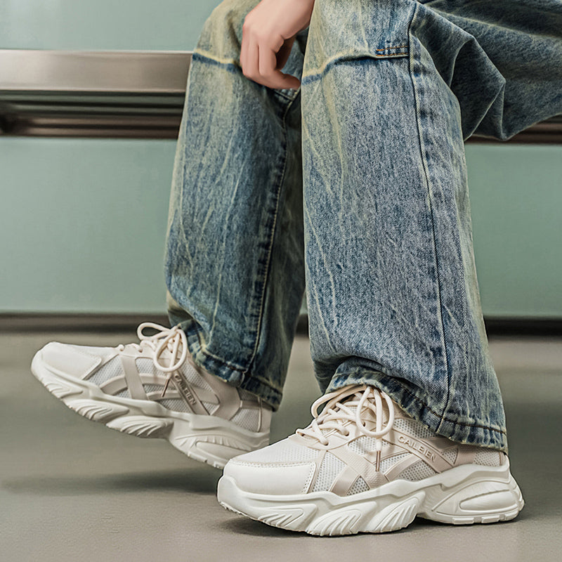 Sneakers de mesh respirants pour hommes