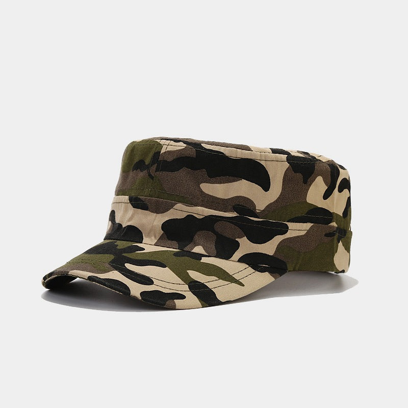 Rétro grand-brime homme simple et fashionable casquette de baseball plat adapté à l'extérieur Sp