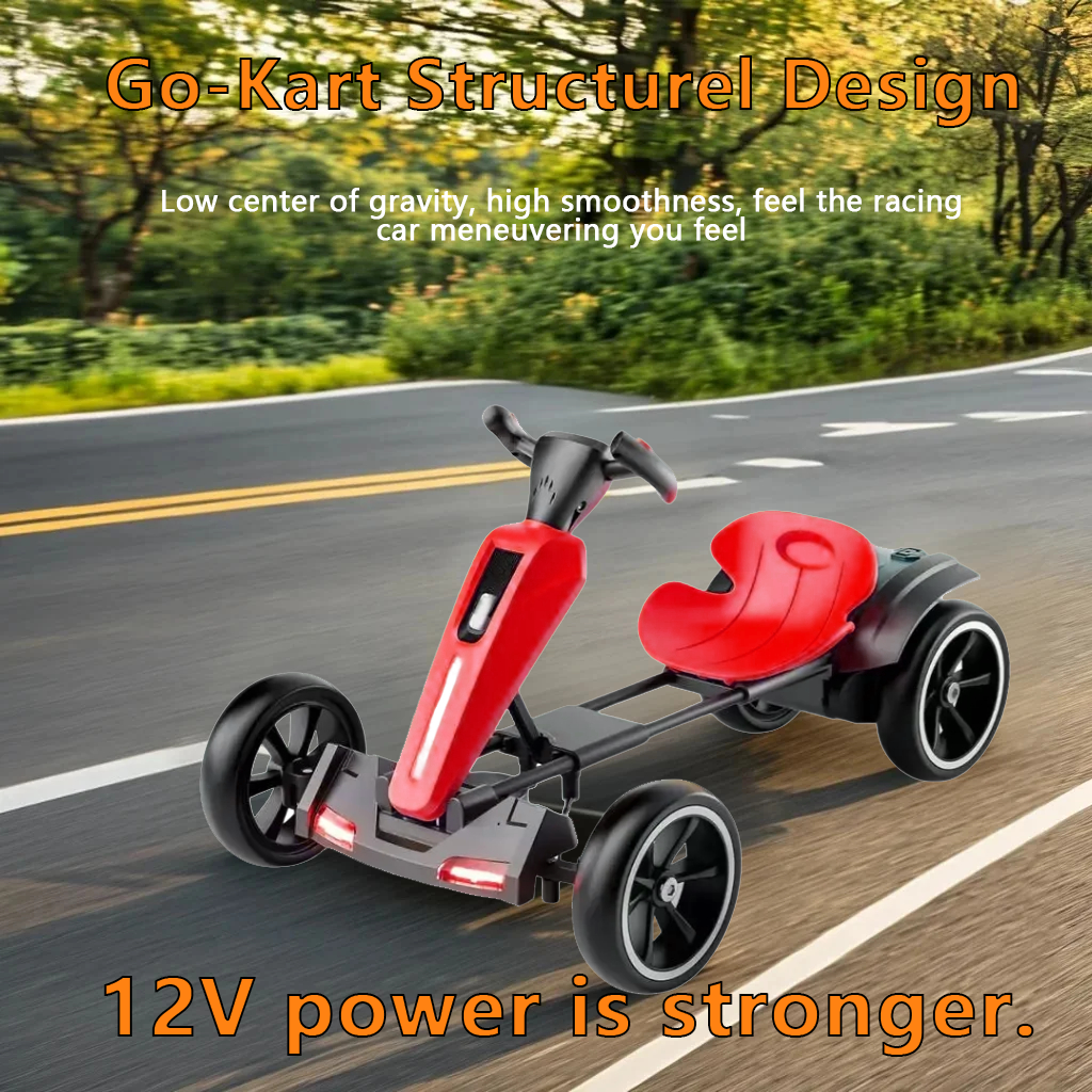 12V Pédale électrique pour enfants Go Kart
