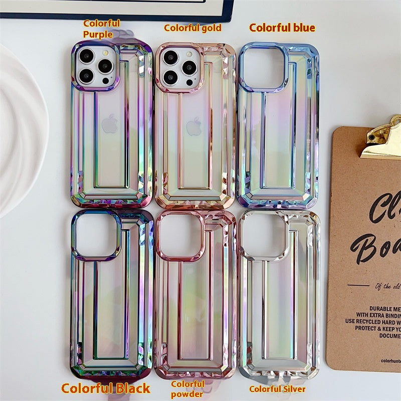 Laser électroplaçant IPhone15pro Max Convient pour 14 Cas de téléphone créatif 12 Colorful 15pro