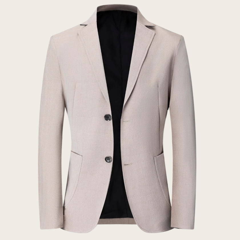 Costume mince en couleur unie