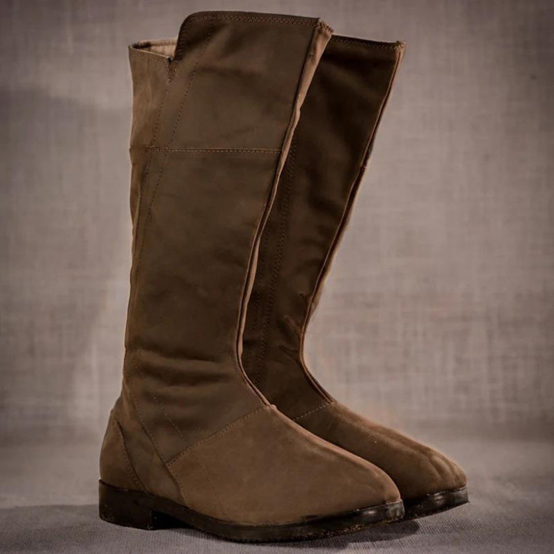 Bottes à bout rond pour hommes