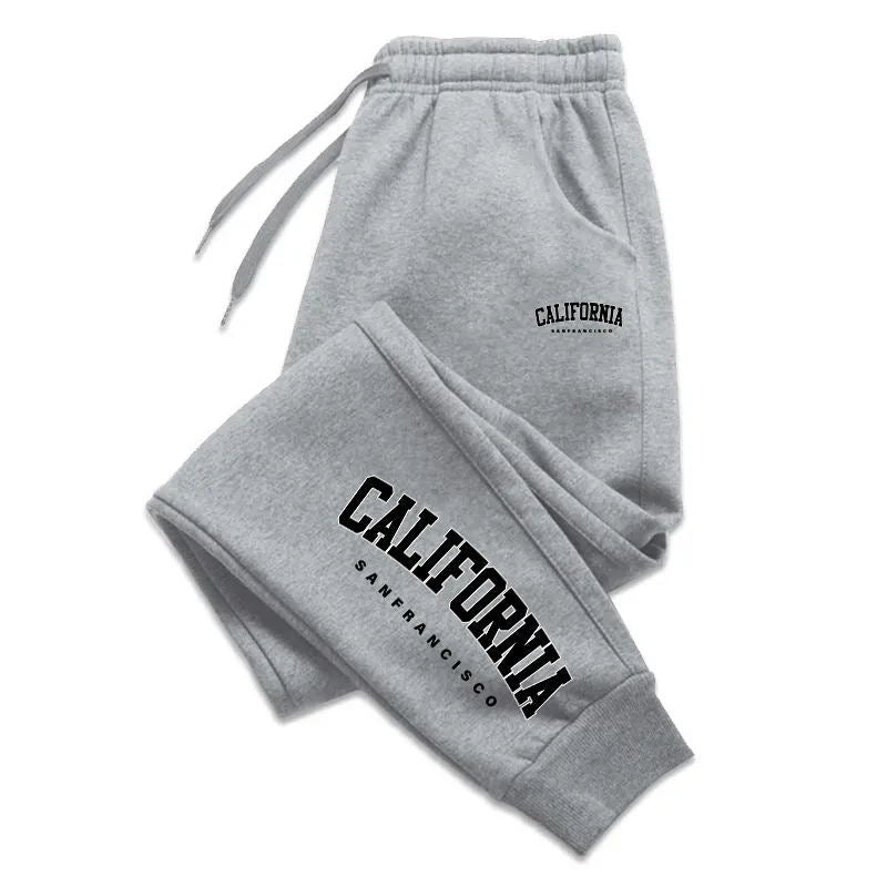 Pantalons bagués à la cheville casuale de sport chaud