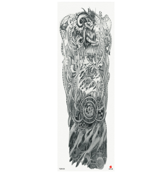 Plein bras étanche tatouage autocollants personnalisés 170 modèles disponibles mode belle simple d