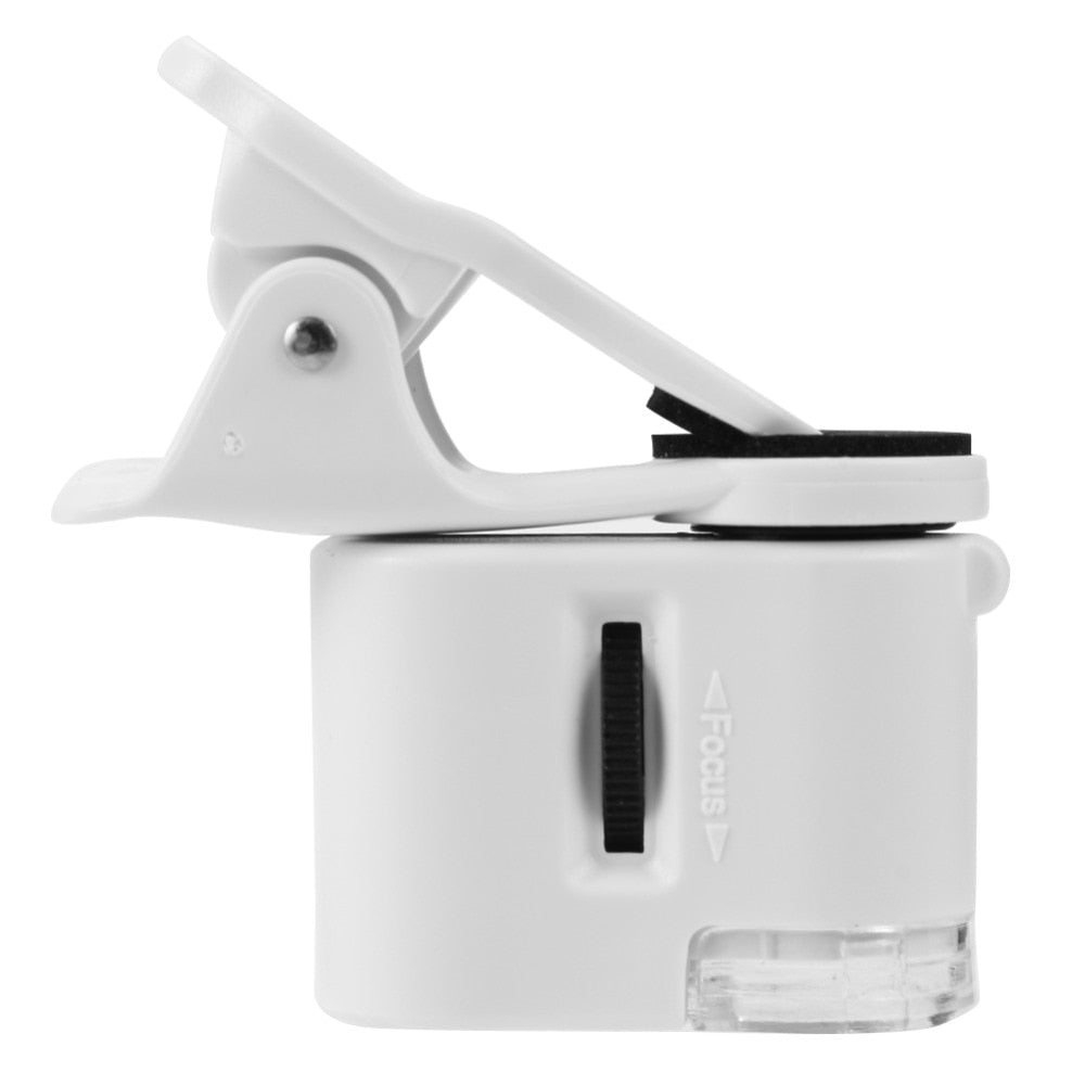Caméra numérique Microscope pour téléphone portable avec lumière LED