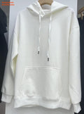 Sweatshirt à capuche de taille américaine avec motif imprimé pour hommes