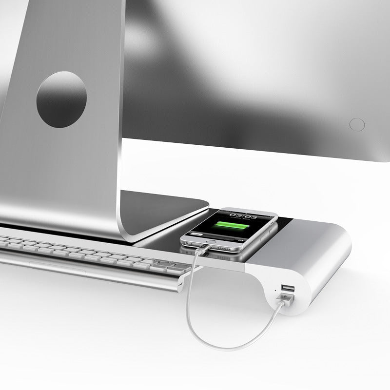 Base aluminum alloy bracket of a notebook computer