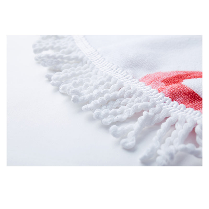 Serviette de plage imprimée en microfibre