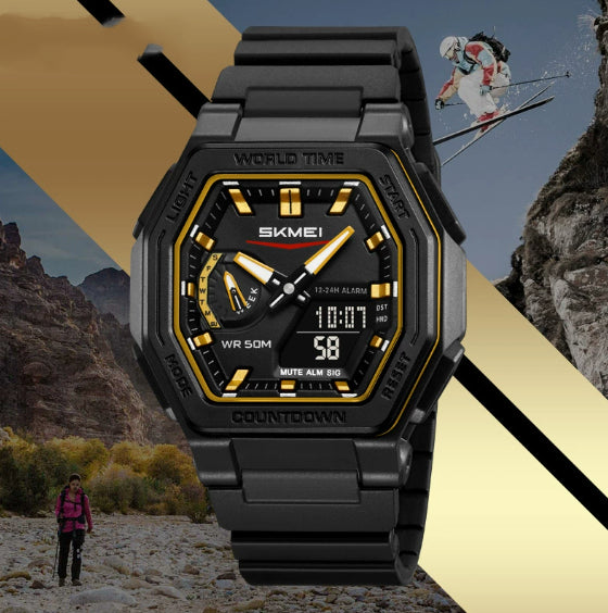 Montre numérique multifonctions étanches pour les étudiants