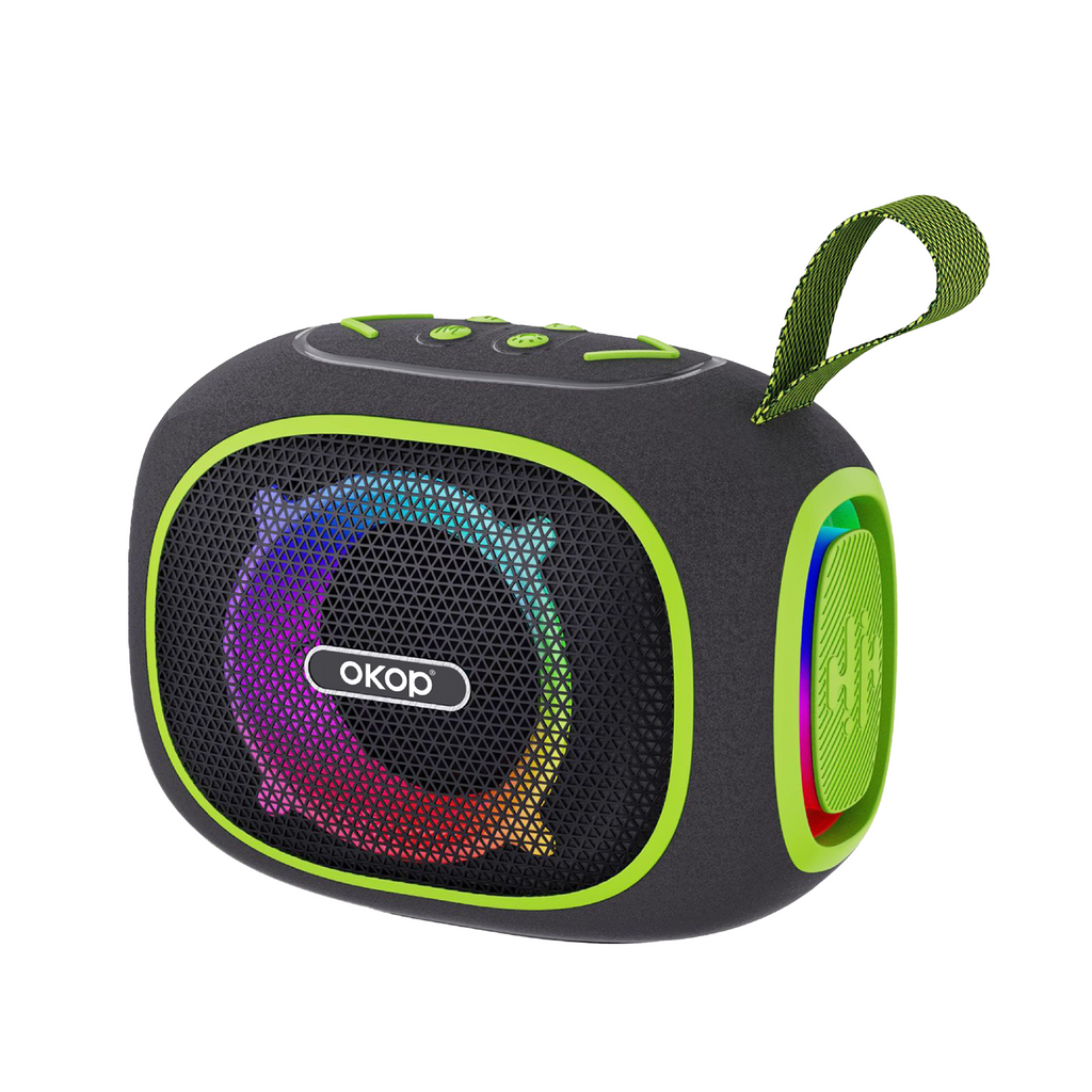KP-853 Haut-parleur Bluetooth sans fil Longue durée de vie de la batterie Poignée portable Éclairage RGB En stock