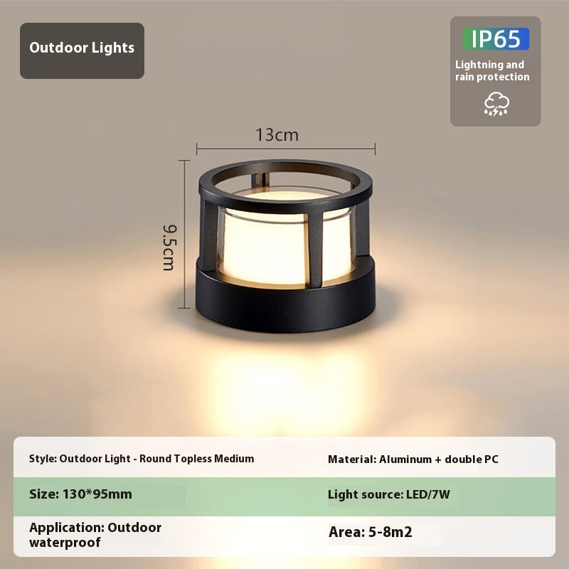 Lampe murale extérieure en aluminium