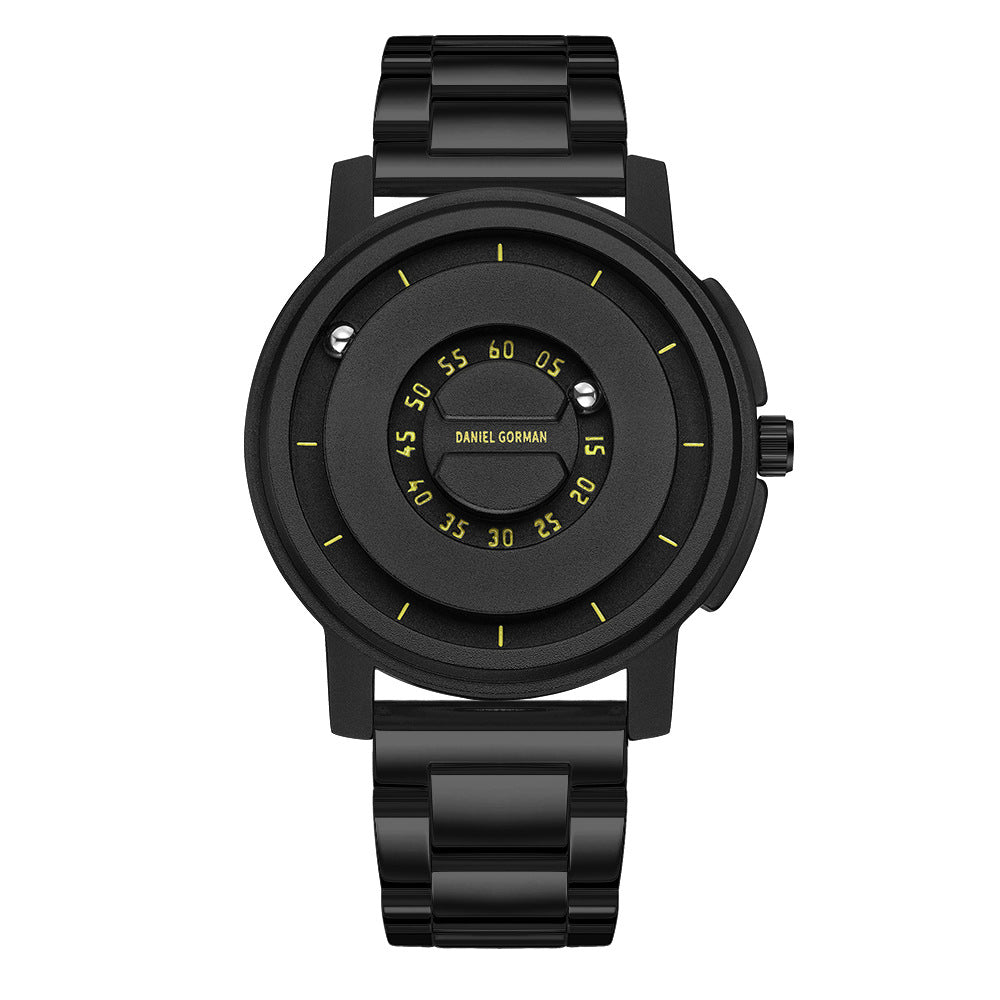 Marque Steel-band Sports Magnetic-levitation Silicone-ball Electronic Mens Watch