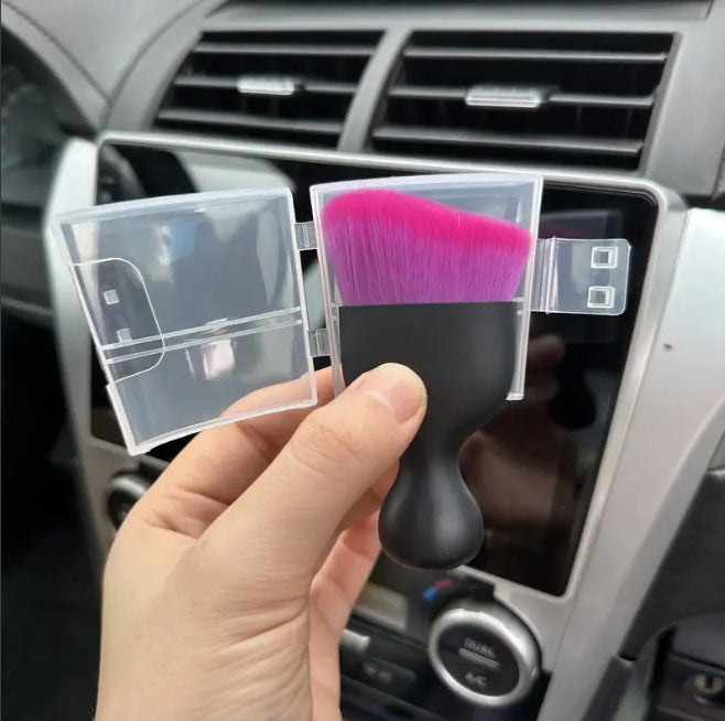Brosse à poussière d'air intérieur de voiture avec bristles douces