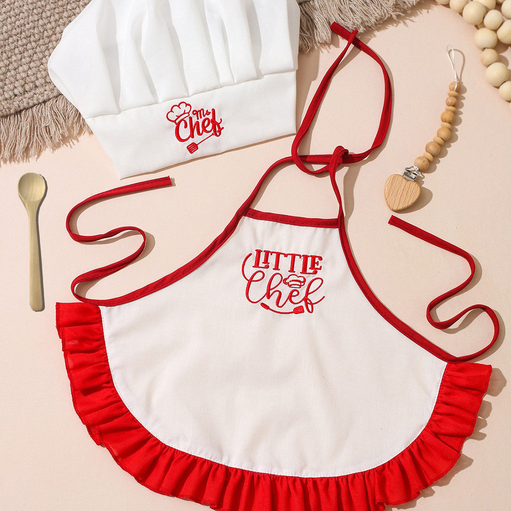 Bébé de 1 mois Photo Outfit Chapeau haut en dentelle Broderie petit chef costume