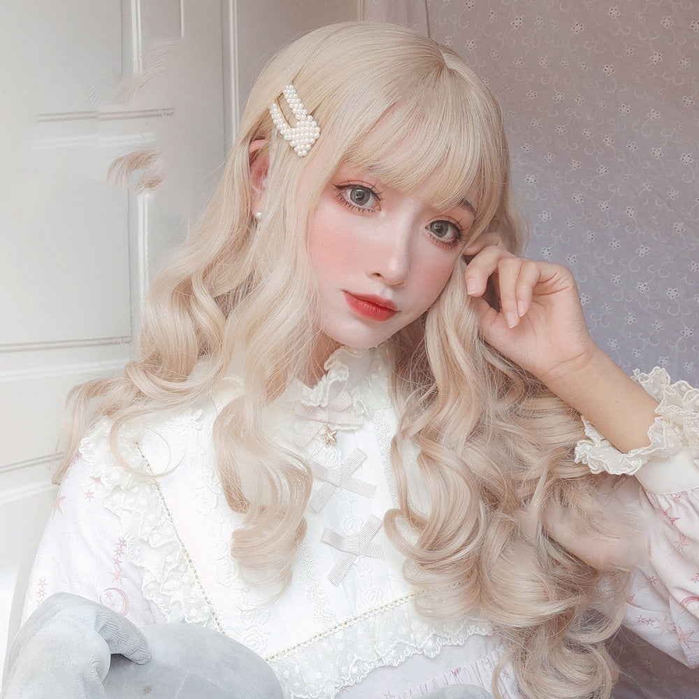Perruque femme Long cheveux Lolita quotidienne Long Curly Soft Girl