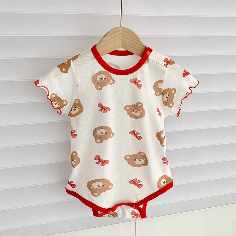 Filles Triangle à manches courtes Housse Pajamas Sac Part Vêtements