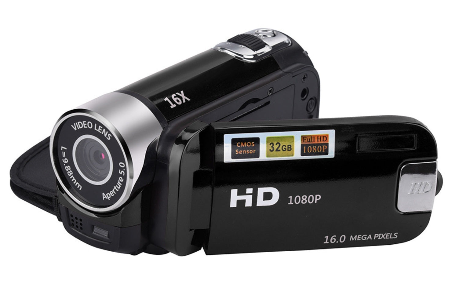 1080p Caméra cadeau pour enfants 16 millions de Pixels Caméra numérique HD