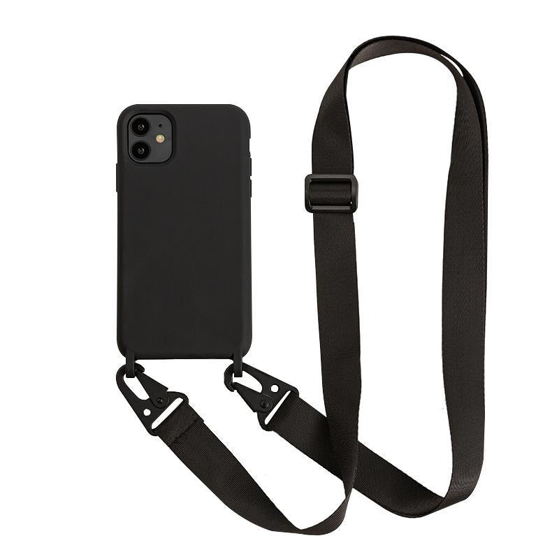 Cas de téléphone à élingue en silicone