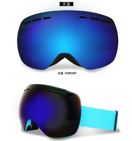 Lunettes de ski, Lunettes de neige de sports d'hiver avec protection UV anti-buée pour les hommes Femmes