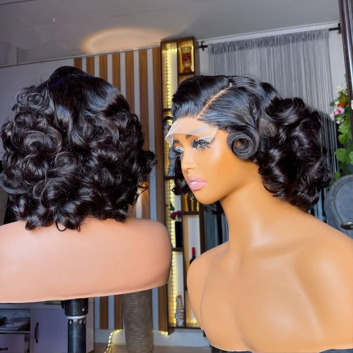 Double-layered wig