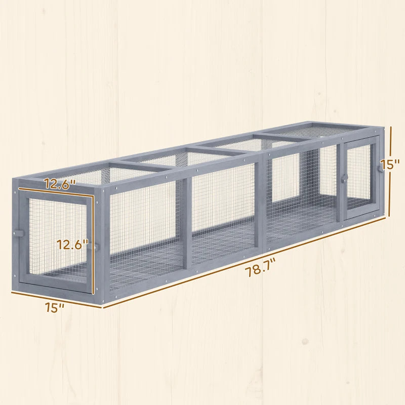 PawHut Chat en bois avec protection météo