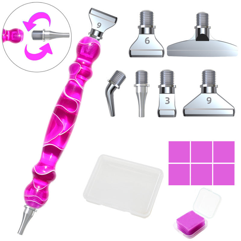 Alliage de fil métallique Stylo de forage de point de dessin diamant