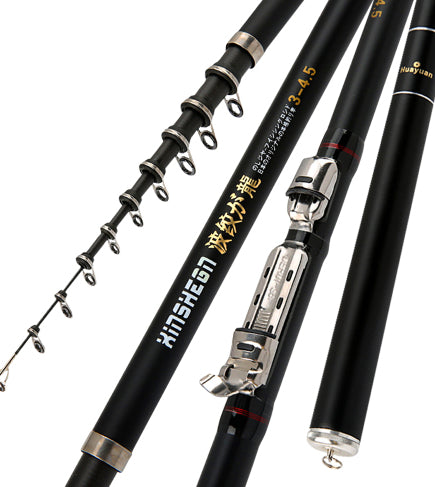 Corrugated Longji peche Rod Rocky Rod Light Hard Carbon Fishing Rod Hand and Sea Dual-pu