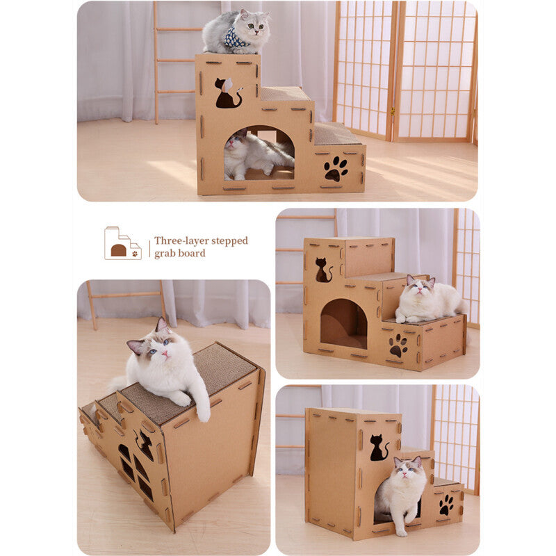 Cat Scratcher et lit combiné Cat Claw Board Villa