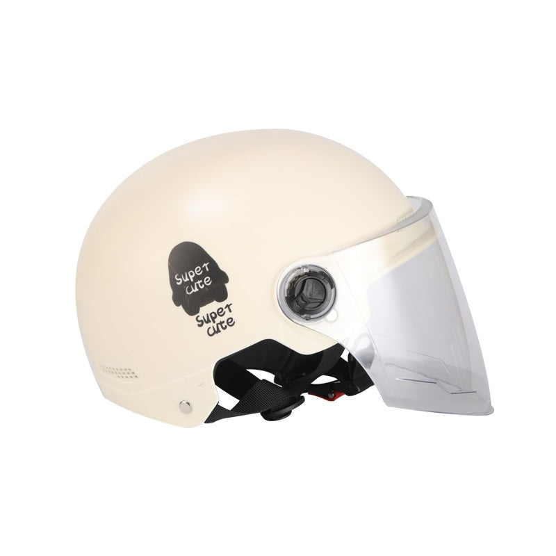 Casque de sécurité Scooter électrique unisexe à quatre saisons