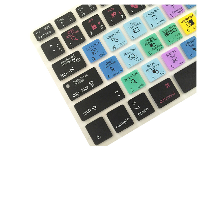 Couverture en silicone fonctionnelle pour Macbook Pro Air 1