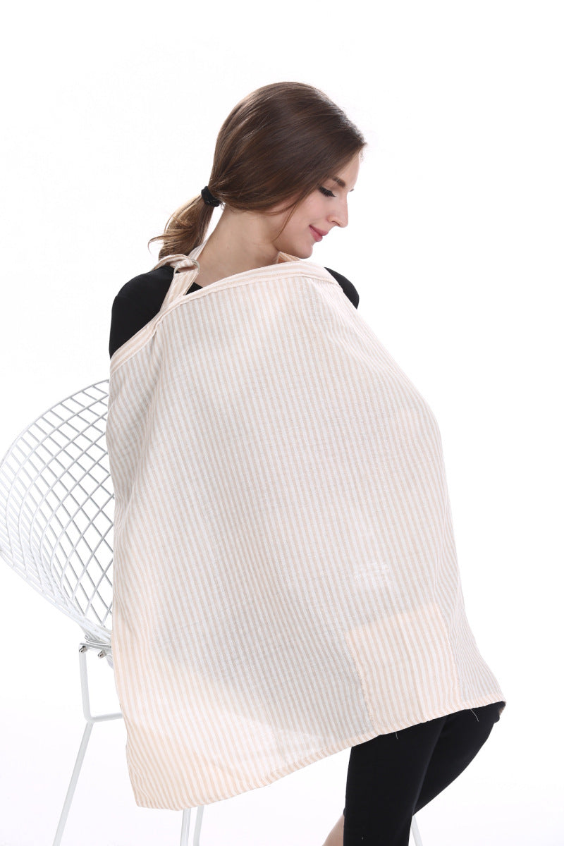 Serviette d'allaitement en fibre de gaze