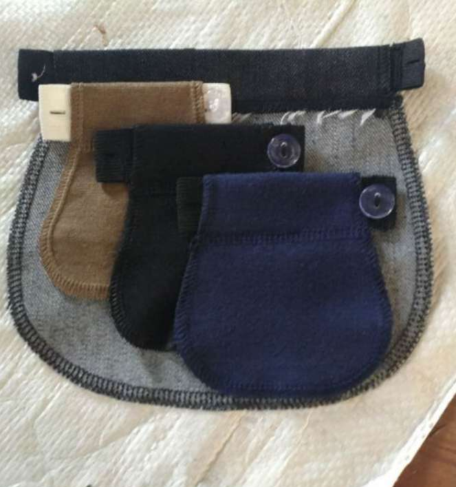 2Pcs Maternité Grossesse Courroie AJUSTABLE Courroie élastique Extendeur Pantalons