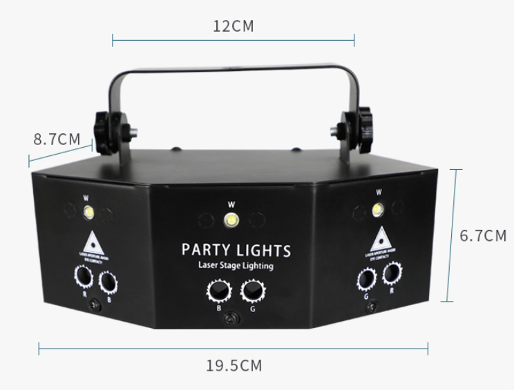 Neuf lumière de strobe laser oculaire