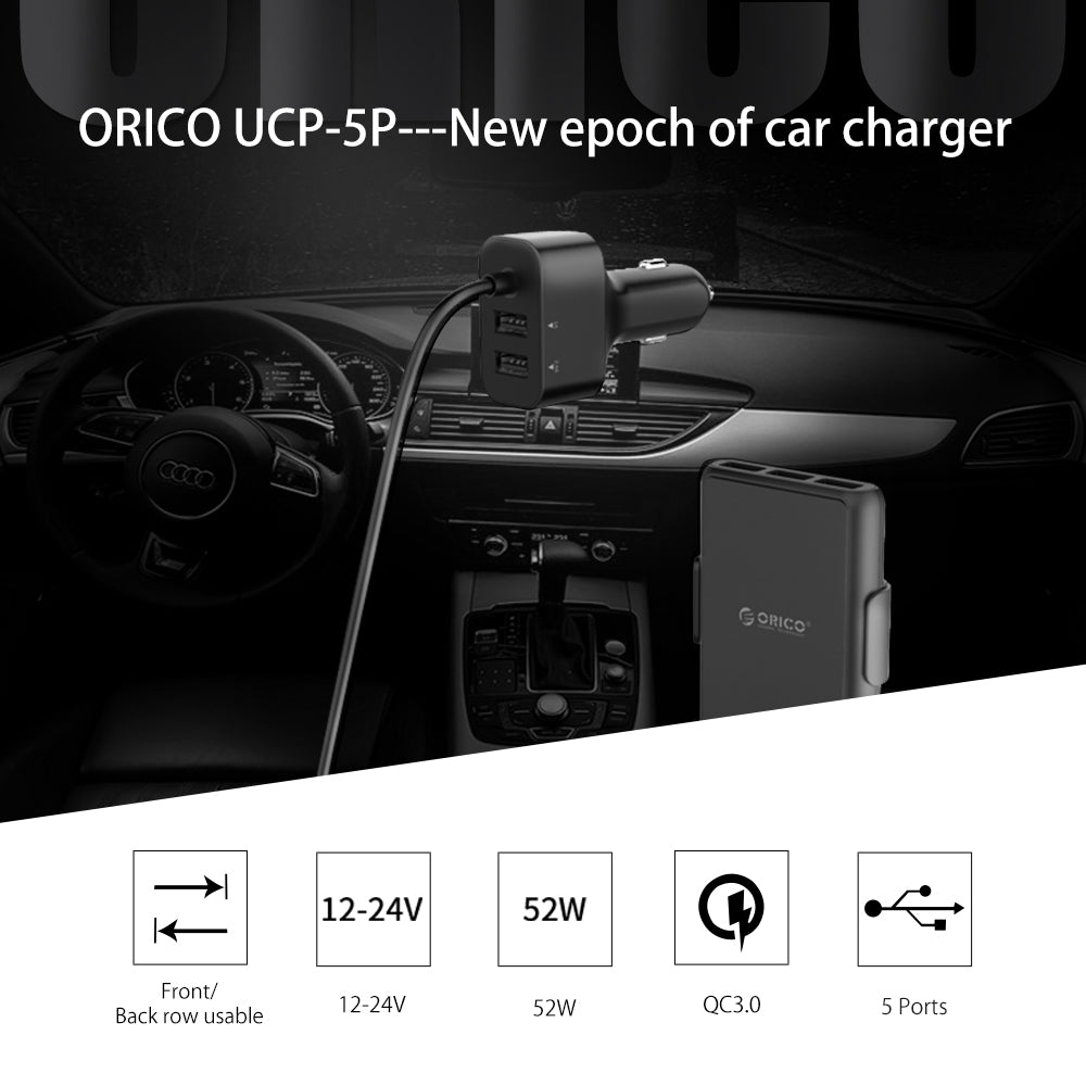 Charge rapide ORICO qc3.0 chargeur de voiture