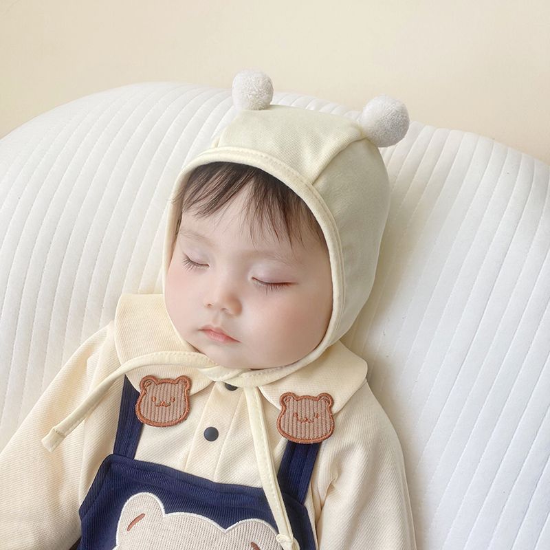 Chapeau bébé et bébé pour le printemps et l'automne avec protection des oreilles pour les nouveau-nés
