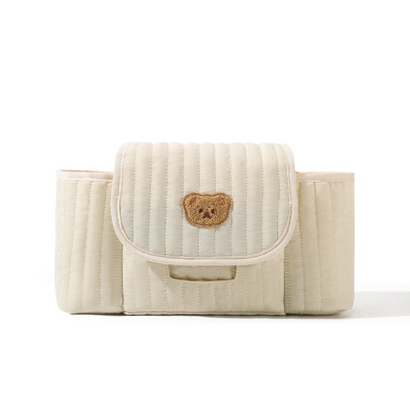 Sac matelassé à fermeture à glissière Sac à poussettes bébé
