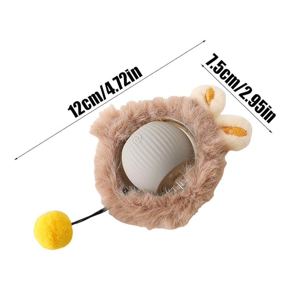 Jouet électrique de boule de chat de chien