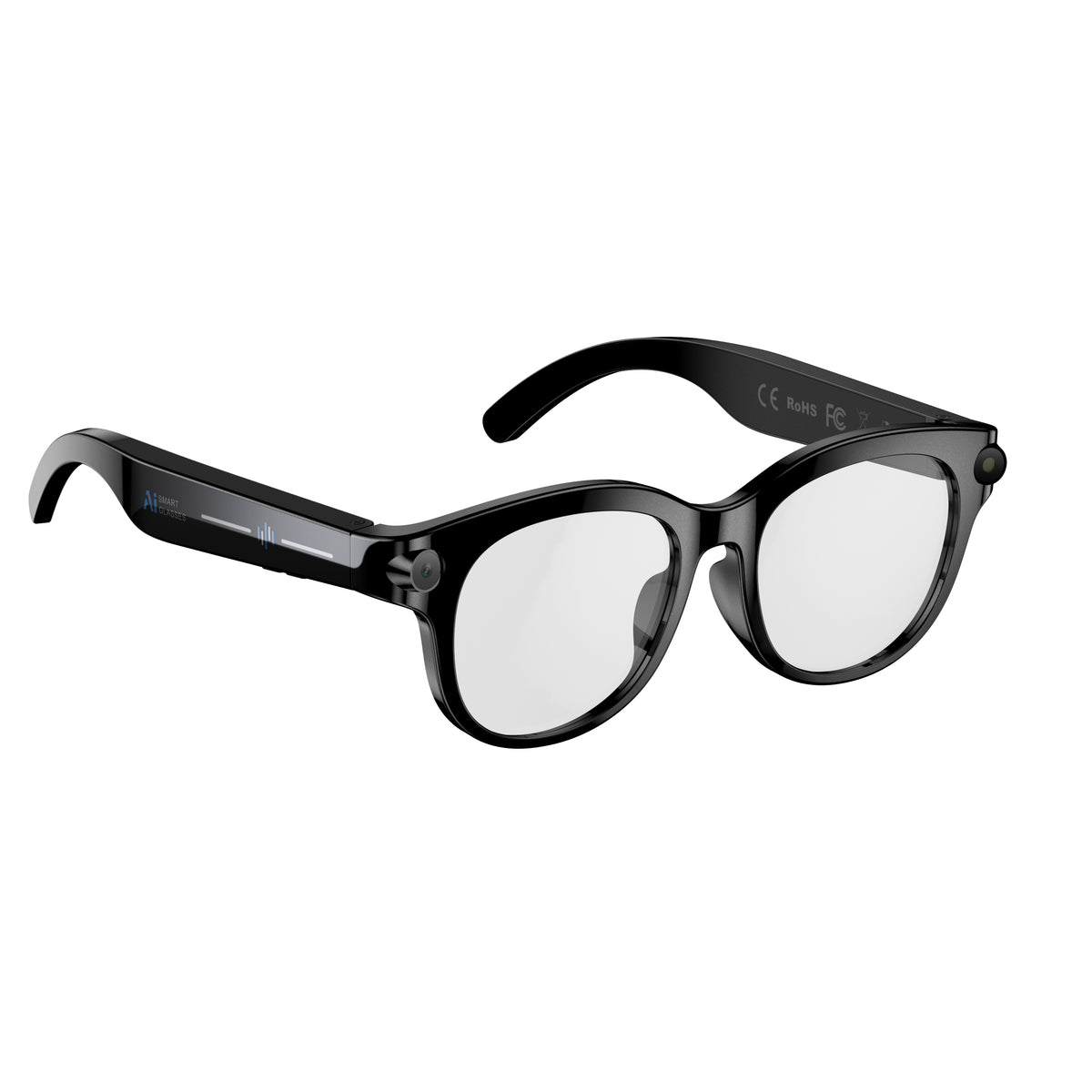 Lunettes intelligentes 2MP AI avec caméra Lunettes de soleil Bluetooth pour la traduction d'appel de musique M89
