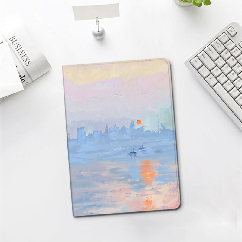 Peinture à l'huile littéraire Style Notebook Airbag Protecteur